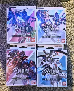 BANDAI Gundam Card Game TCG Starter Decks ST01 ST02 ST03 ST04 -English - Image 1