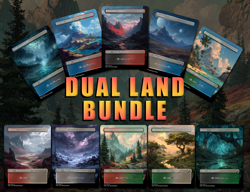 DUAL LAND BUNDLE - CUSTOM Magic: The Gathering Cards - Image 1