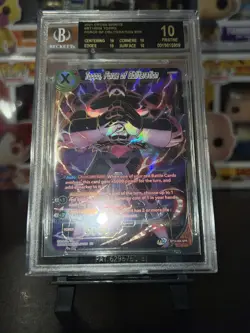 BGS 10 Toppo, Force of Obliteration SPR Dragon Ball Super Card DBS Black Label - Image 2