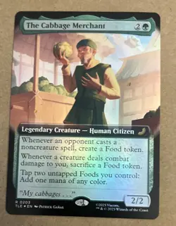 The Cabbage Merchant Foil (Extended Art) Avatar Magic The Gathering MTG Card - Image 1