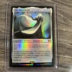 MTG Magic the Gathering The Masamune (264/764) Final Fantasy Foil - Image 1