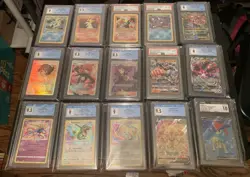 Pokemon TCG PSA CGC Slabs Lot Of 15 Cards Venusaur, Typholsion, Gyrados And More - Image 1