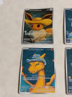 6 Pokemon x Van Gogh Black Star Promo ACG Art Card - Read Description - Image 2