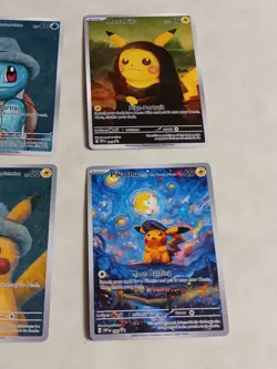 6 Pokemon x Van Gogh Black Star Promo ACG Art Card - Read Description - Image 4
