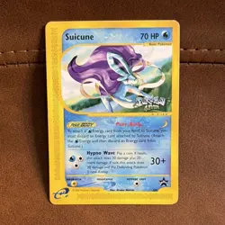 Pokemon Suicune Aquapolis Card 53/147 70 HP Nintendo English 2002 - Image 1