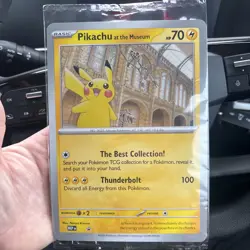 Pikachu At The museum Promo Sealed Pokemon x National History Museum - Image 1