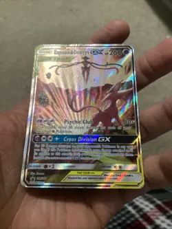 Pokemon Espeon & Deoxys GX SM240 Tag Team Promo MP - Image 3