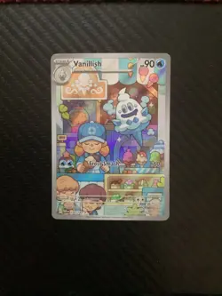 Pokemon TCG Vanillish Paradox Rift 190/182 Holo Illustration Rare NM - Image 1