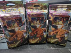 Pokemon TCG Sword & Shield Vivid Voltage CHARIZARD Theme Deck LOT OF 3 - Image 1