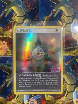 Pokemon TCG: Delta Rainbow Energy Stamped Reverse Holo (98/110) Holon Phantoms - Image 1