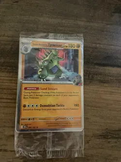 Team Rocket's Tyranitar (Pokemon Center Exclusive) 096/182 NM SEALED - Image 1