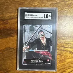 Roronoa Zoro OP01-001 25th Edition Premium Collection Promo Near Mint NM - Image 1
