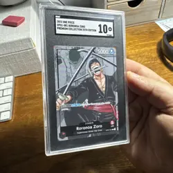 Roronoa Zoro OP01-001 25th Edition Premium Collection Promo Near Mint NM - Image 2