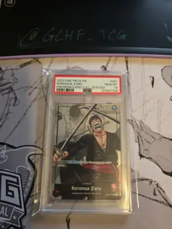 PSA 10 ONE PIECE TCG RORONOA ZORO 25TH ANNIVERSARY OP01-001 - Image 1