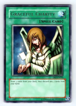 Yugioh Graceful Charity DB2-EN095 Rare - NM 💎 - Image 1