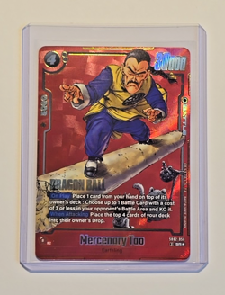 Dragon Ball Super Fusion World Manga Booster 02 Mercenary Tao Alt Art SR* - Image 3