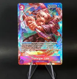 One Piece Trafalgar Law OP05-069 Alt Art Foil Awakening of the New Era Bandai - Image 1