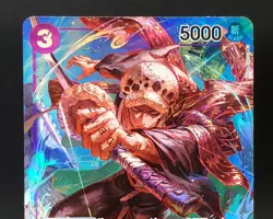 One Piece Trafalgar Law OP05-069 Alt Art Foil Awakening of the New Era Bandai - Image 3