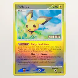 Pokemon 2008 Pichu Stormfront 45/100 Reverse Holo Platinum Stamp Near Mint - Image 1