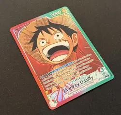 Monkey.D.Luffy (001) (Alternate Art) OP13-001 Carrying On His Will Foil NM - Image 4