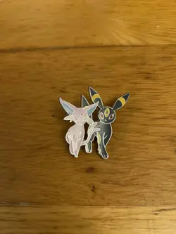 Pokemon Prismatic Evolutions Premium Collection Umbreon Espeon Figure and Pin - Image 2