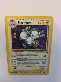 Pokemon TCG Magneton 11/62 Fossil Set Holo Rare Unlimited 1999 WOTC LP - Image 5