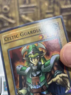 Yugioh Celtic Guardian LOB-007 Super Rare Vintage 1st Edition -NM - Image 4