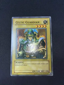 Yugioh Celtic Guardian LOB-007 Super Rare Original Print NM - Image 1