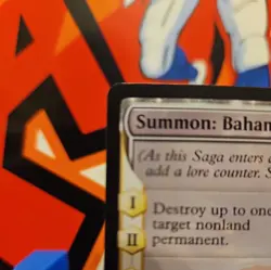 Magic the Gathering Summon: Bahamut Final Fantasy Mythic Card, Regular Non-Foil - Image 2