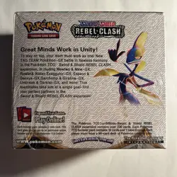 Fan Art Pokemon Rebel Clash Booster Box Sword and Shield Trading Card Game - Image 2