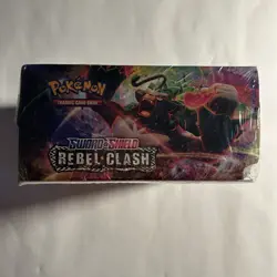 Fan Art Pokemon Rebel Clash Booster Box Sword and Shield Trading Card Game - Image 3