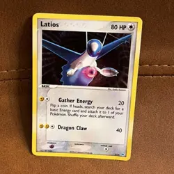Pokemon Latios EX Trainer Kit 1 Blue Card 2/10 Reverse Holo Common 80 HP Ninten. - Image 1