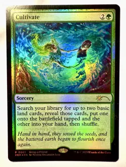 1x Cultivate (0001) - FOIL PROMO Bring-a-Friend MTG Unique & Misc. Promos LP - Image 1