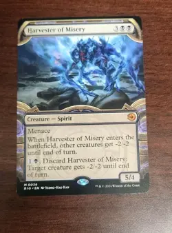 MTG Harvester of Misery OTJ: The Big Score Showcase M/NM - Image 1