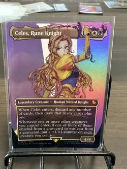 Celes, Rune Knight (Borderless) Commander: Final Fantasy Foil (M 0201) - Image 1