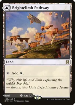 Brightclimb Pathway Grimclimb ~ Zendikar Rising Magic MTG - Image 1