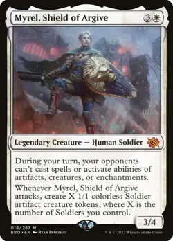Myrel, Shield of Argive | Normal | Promo Pack: The Brothers' War 18 | Near Mint - Image 1
