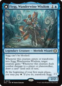 Sygg, Wanderwine Wisdom #76 (Foil) (NM) ECL Magic MTG - Image 1