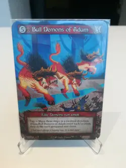 Sorcery Contested Realm TCG - BETA - Bull Demons of Adum - Elite non-foil NM - Image 1