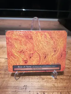 Sorcery Contested Realm TCG - BETA - River of Flame - Unique non-foil NM - Image 1