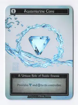 Sorcery: Contested Realm, Aquamarine Core (Foil) - Beta (B) - Image 1