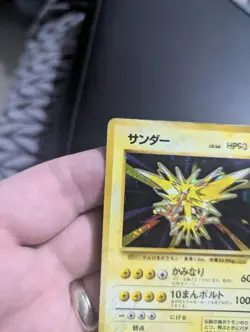 Zapdos No.145 Base Set Holo Japanese Pokemon Card HP vintage - Image 5