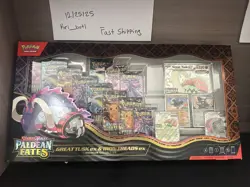 Pokemon-PALDEAN FATES Great Tusk Iron Treads Ex PC-BRAND NEW x2 boxes - Image 3