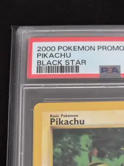 2001 Pokemon WotC Black Star Promo Pikachu #27 PSA 9 MINT Vintage - Image 5