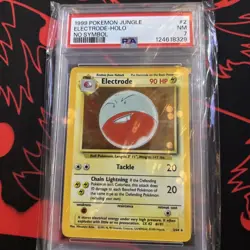 1999 Pokemon Jungle - ELECTRODE HOLO #2 - NO SYMBOL - PSA 7 - Image 1