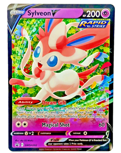 Sylveon V SWSH202 Pokemon TCG Black Star Promo Sword & Shield Full Art Ultra R - Image 4