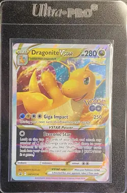 Dragonite VSTAR Full Art SWSH236 Pokemon TCG Sword & Shield Pokemon GO Promo NM - Image 3