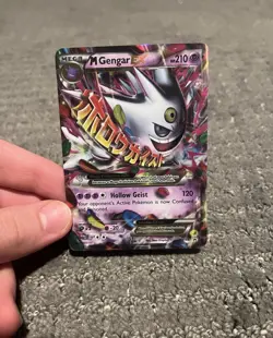Pokemon TCG Mega Gengar EX Black Star Promos XY166 - Image 2