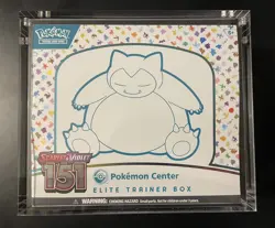 Pokemon TCG Pokemon 151 Pokemon Center ETB Sealed w/Acrylic Case (Small Dent) - Image 1