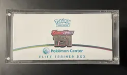 Pokemon TCG Pokemon 151 Pokemon Center ETB Sealed w/Acrylic Case (Small Dent) - Image 5